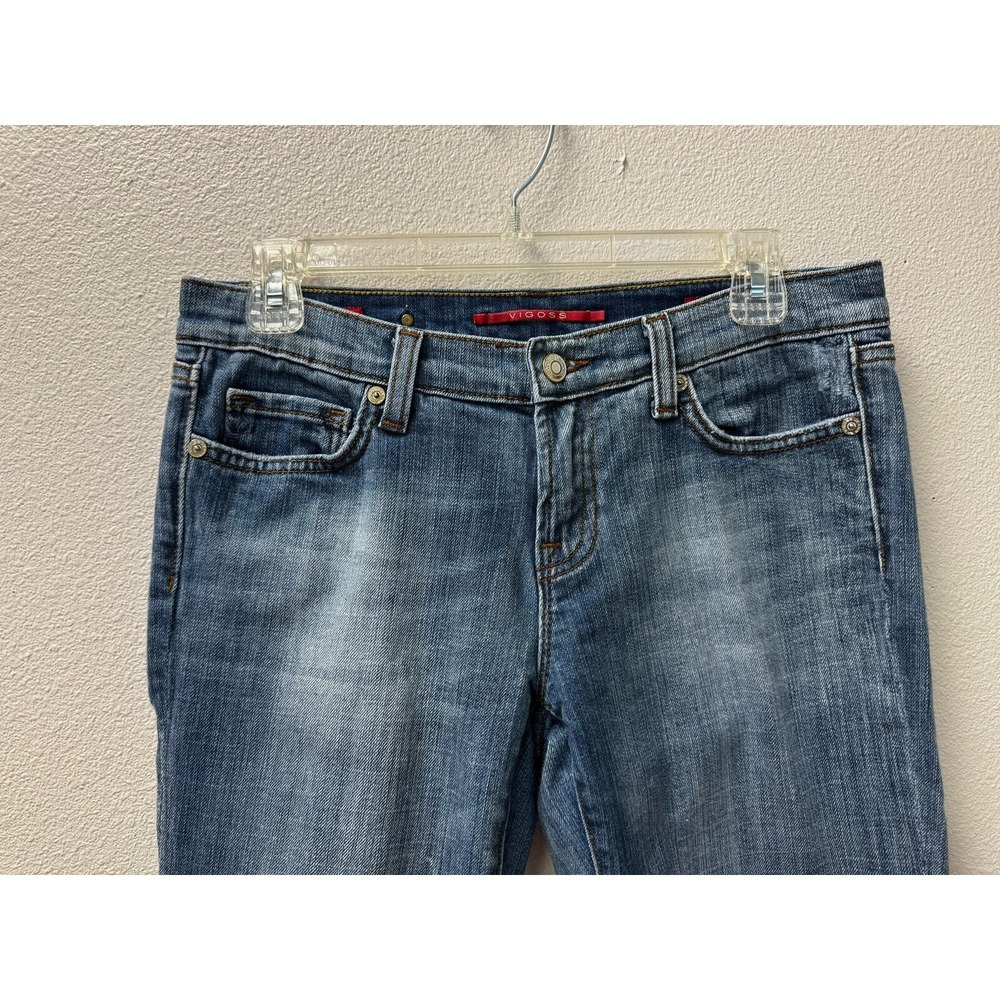 Vigoss Venice Bootcut Jeans Women's Low Rise Denim Blue Wash Comfort Stretch - Picture 3 of 10